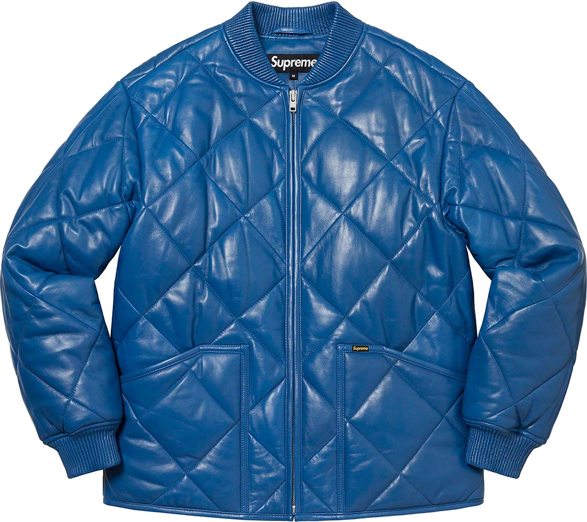 Quilted Leather Work Jacket view 12